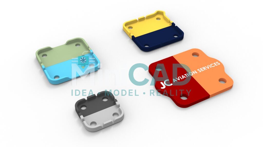 Custom 3D Printed Bracket Design — Precision-Measured Mounting & Support Parts, STL & STEP Files — view 3