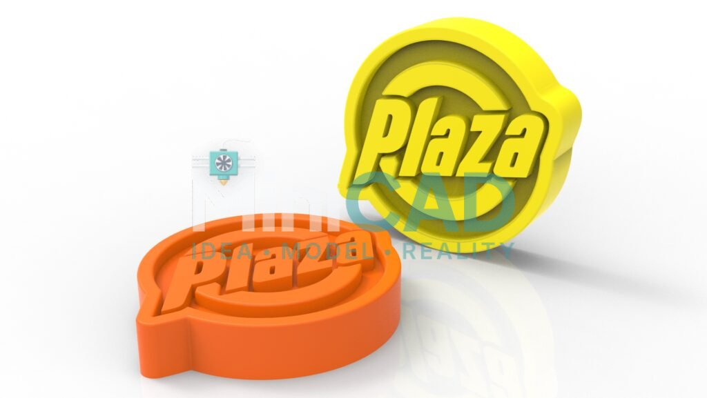 3D Printed NFC Coin — Multi-Color SolidWorks Design with Embedded Smart Tag — view 4