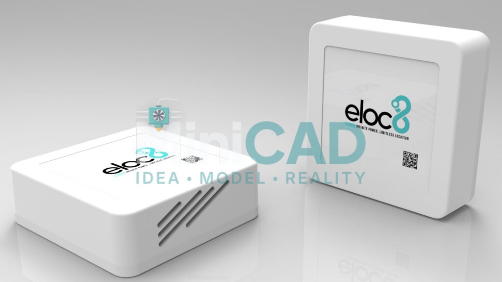 Custom PCB Enclosure Design — 3D Printed Project Box with Vents, USB Ports & Screw Lid — view 5