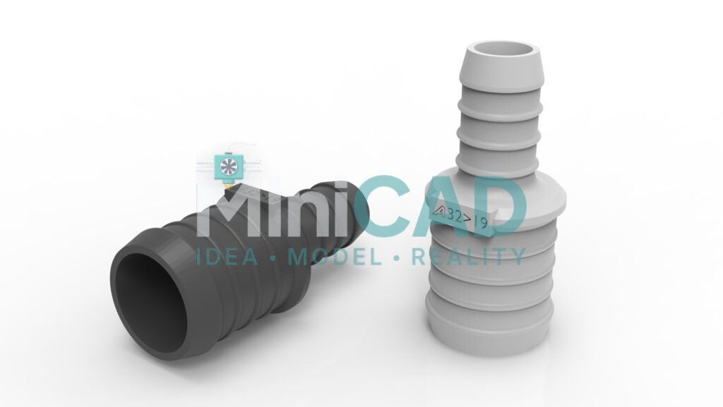 Custom 3D Printed Nozzle, Diffuser & Manifold Design — Precision Flow Parts, Any Size or Material — view 2