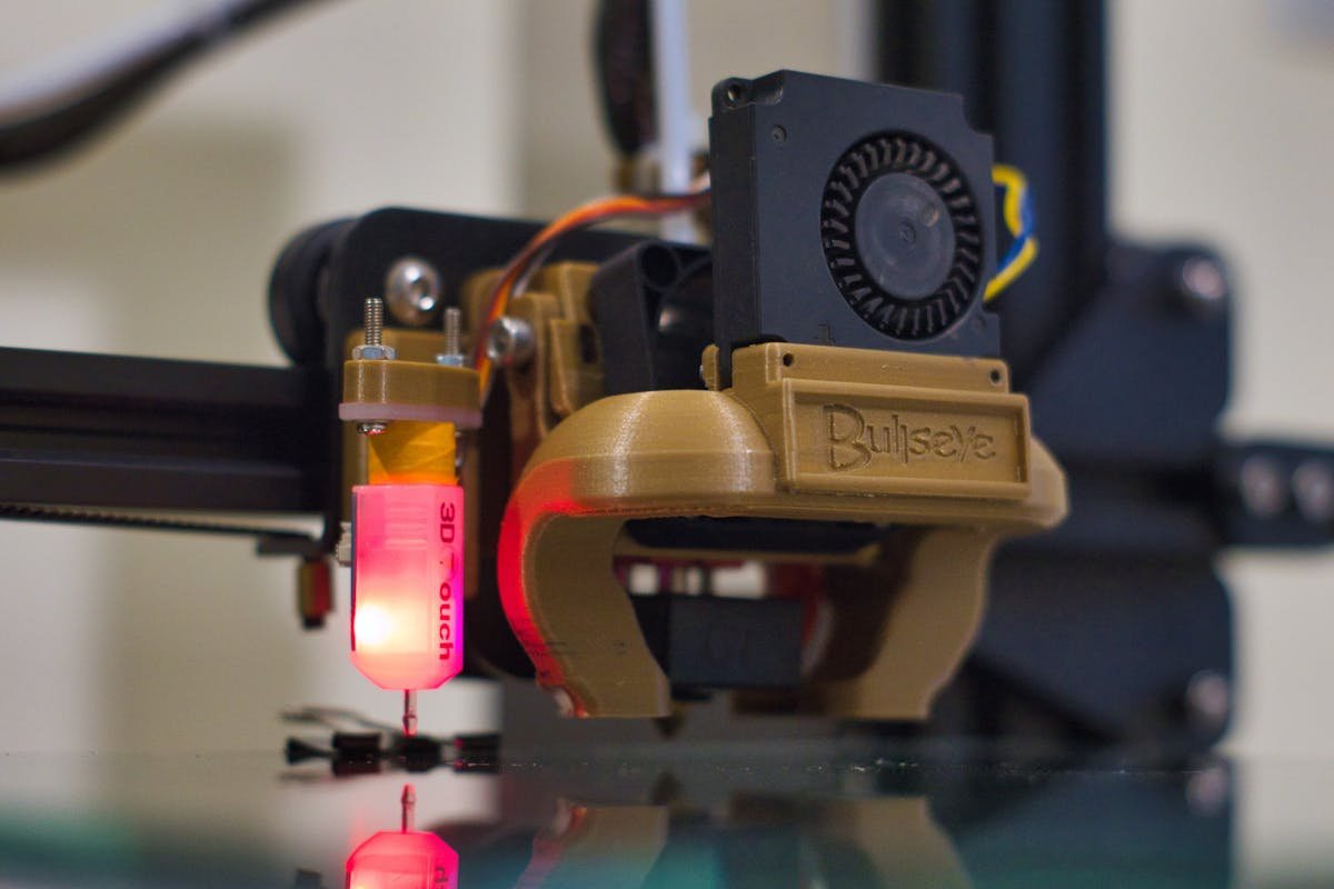 3D printer in a workshop — choosing the right file format determines print success
