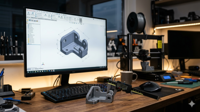 cad design for 3d printing workflow from solidworks to printed part